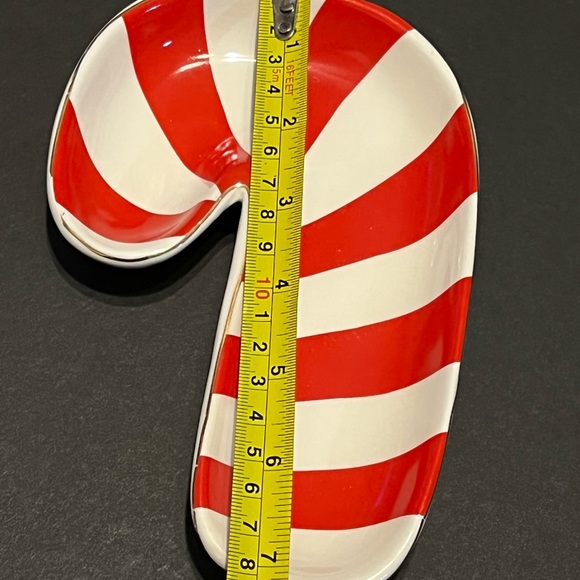 New Set of Two Holiday Candy Cane Shaped Candy Dish by Target (blue) (71) - Picture 8 of 9